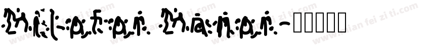 Milofor Manor字体转换